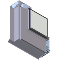 202 Non-thermally Broken Commercial Door Systems